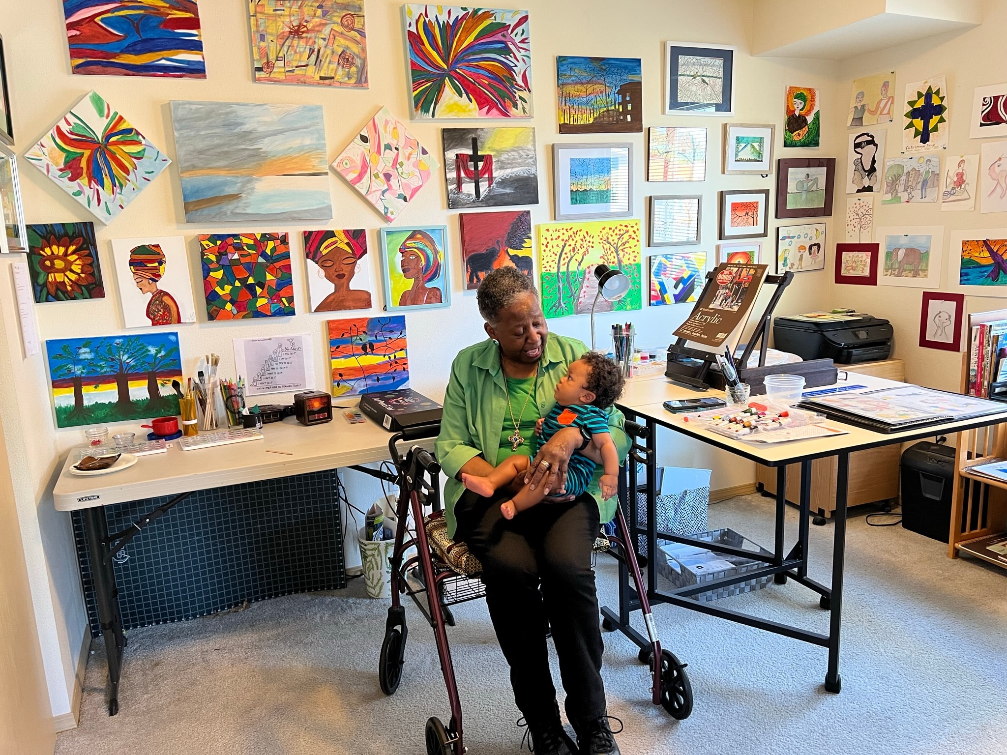 Delores Davis connecting with readers