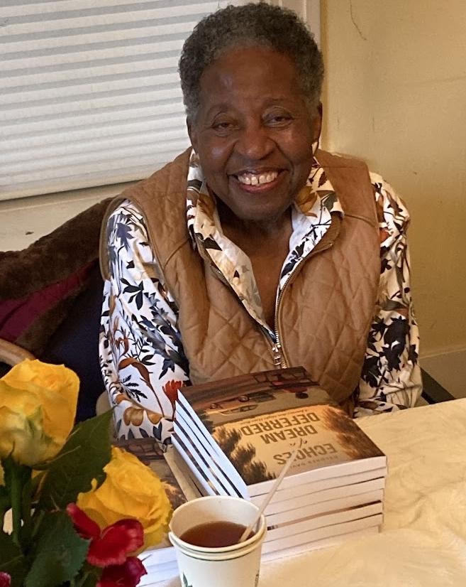 Delores Davis in a reflective moment